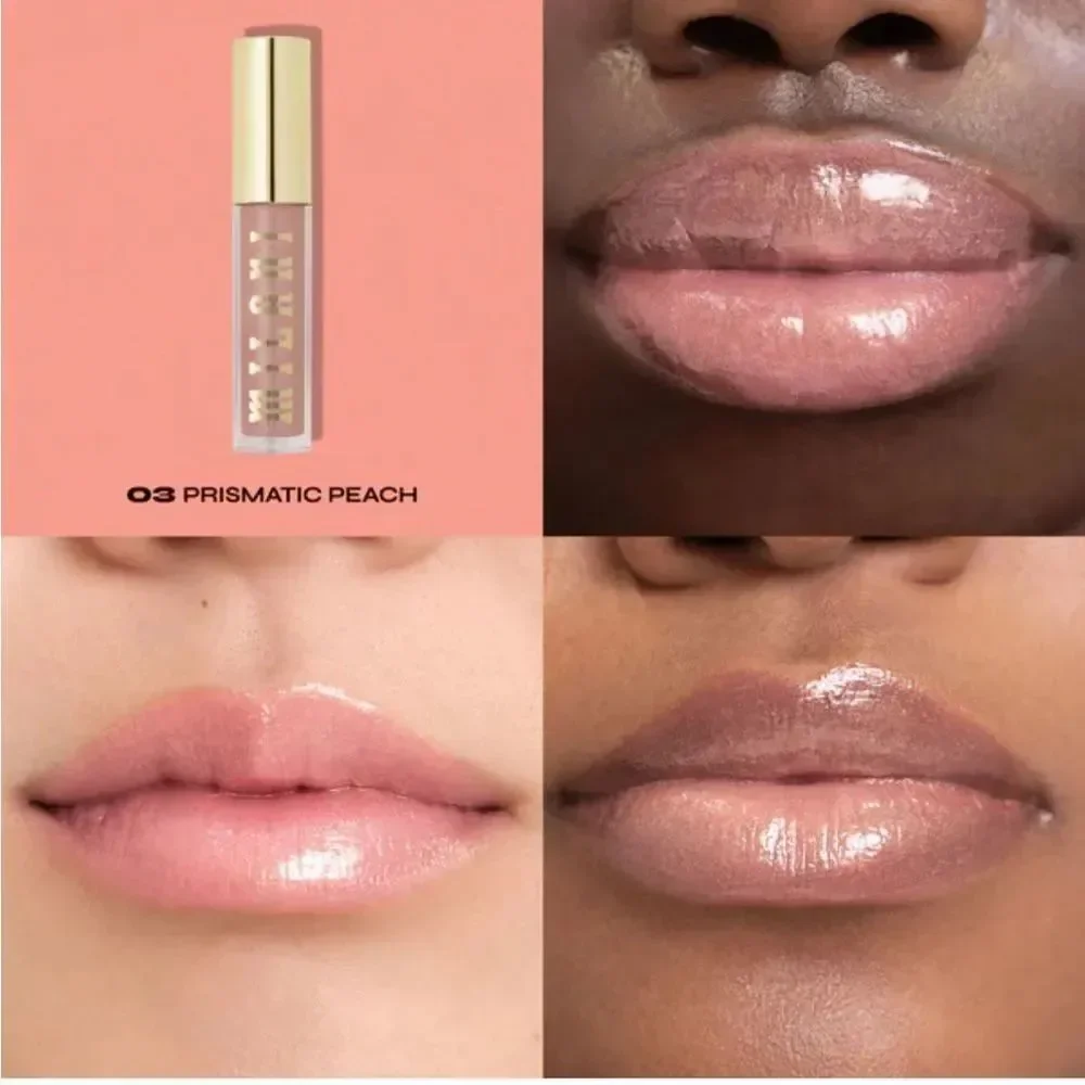 🦋 5/$25 Milani 03 PRISMATIC PEACH Lip Gloss Plumper New FullSz